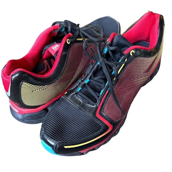 Reebok Other - Reebok ZIGLITE mens black red athletic shoes size 14
